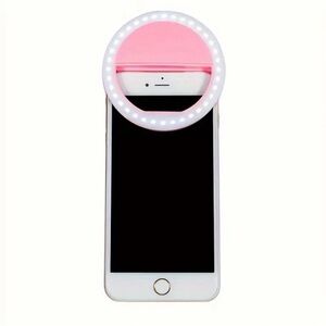 High-Quality LED Selfie Ring Light - Battery Rechargeable- NIB
